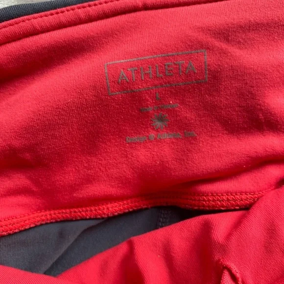 Athleta Salutation Stash Pocket Leggings | Size L | Charcoal Gray - Picture 4 of 8